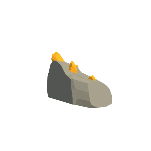 Rock With Gems 023 Orange
